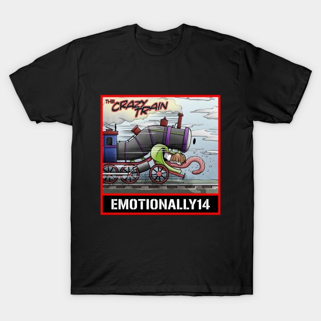 The Crazy Train Logo T-Shirt T-Shirt by Emotionally14